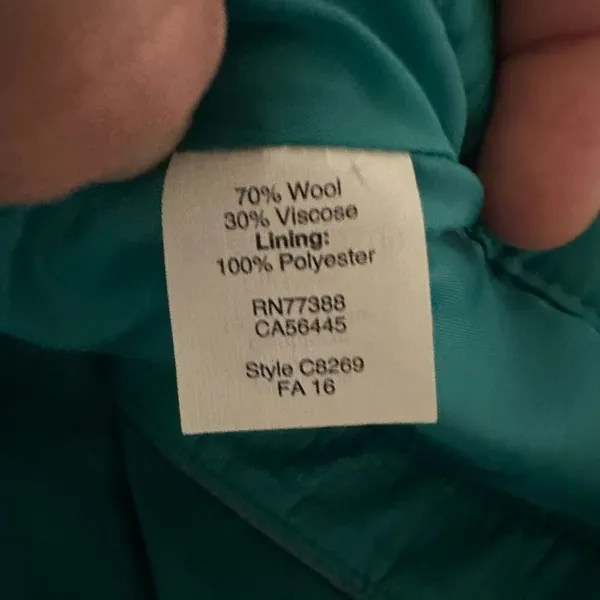 J Crew The Pencil business casual size 4 blue wool blend skirt - Image 4