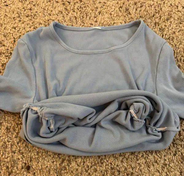 Alo Gather Long Sleeve Celestial Blue - Image 13