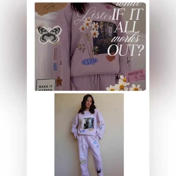 Skull House Designs Moodboard Set: Lilac size s/m - Image 3
