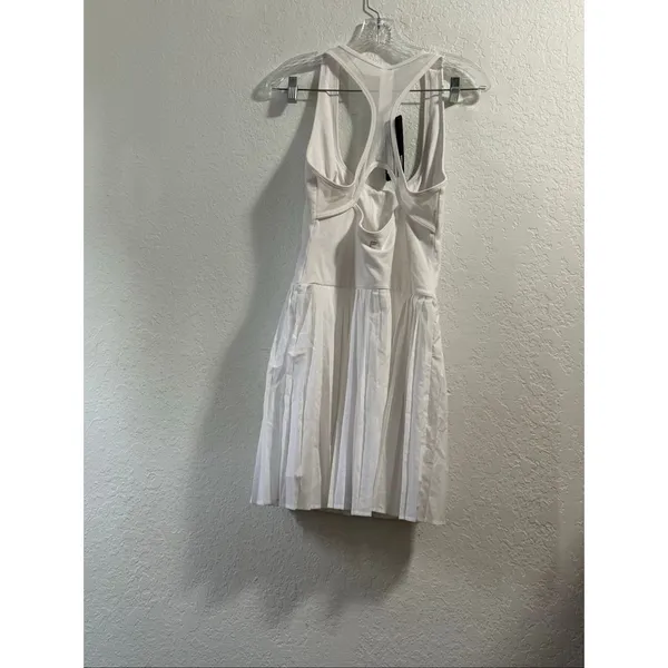 Fabletics white one piece tennis skirt dress gym new with tag L - Image 3