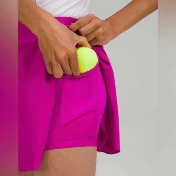Lululemon Court Rival Perforated High-Rise Skirt *Long - Image 3