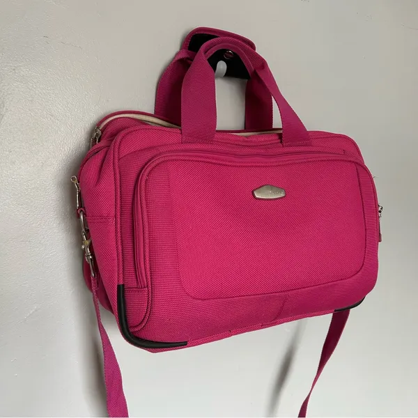 Ricardo Beverly Hills Magenta Crossbody Tote Laptop Purse Bag for Women - Image 4