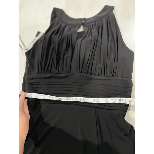 New w tags! SLNY black maxi long‎ dress size 10 - Image 7