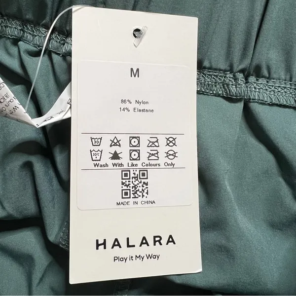 Halara High Waisted Dolphin Hem Casual Shorts 2” Medium Women’s Moon Ice Blue. - Image 4