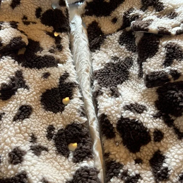 Le‎ lis animal print jacket M - Image 5