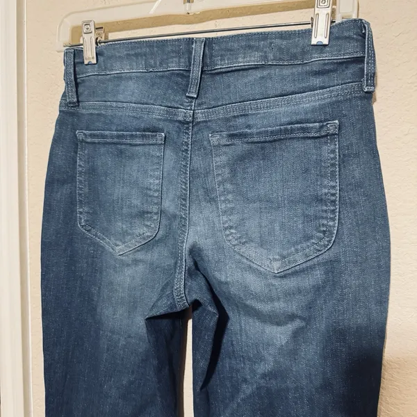 NYDJ Jeans‎ Womens 00 Patch Pockets Hugo Rain Flare Leg Denim - Image 6