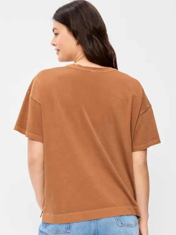 5 for $20 MIX N MATCH NWT Brown Crewneck Tee - Image 2