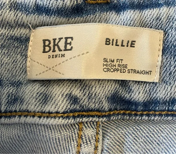 BKE Billie Slim Fit High Rise Cropped Straight - Image 5