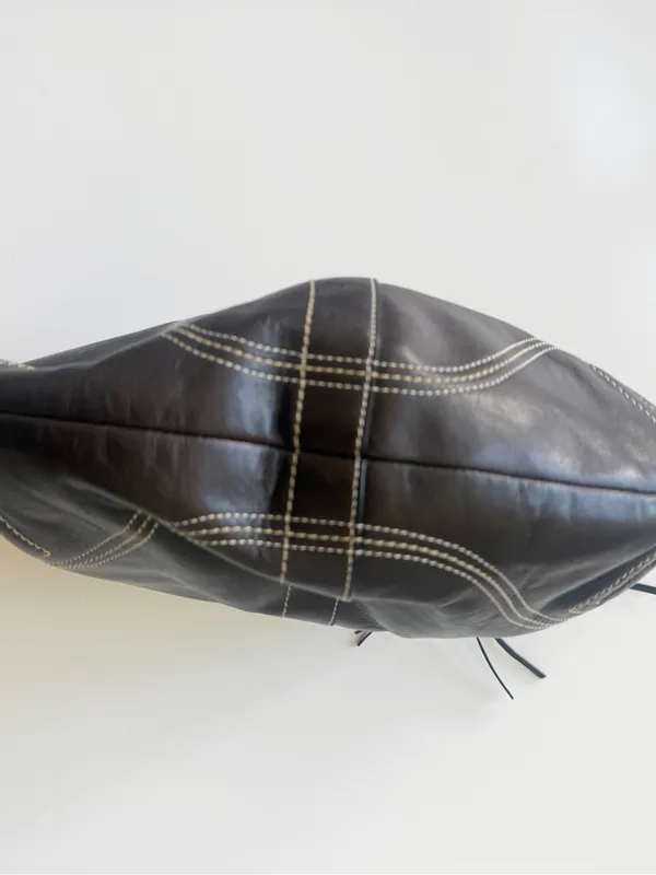 Vintage Coach Y2K 2000s Soho Hobo Brown Leather Shoulder Bag Purse - Image 6
