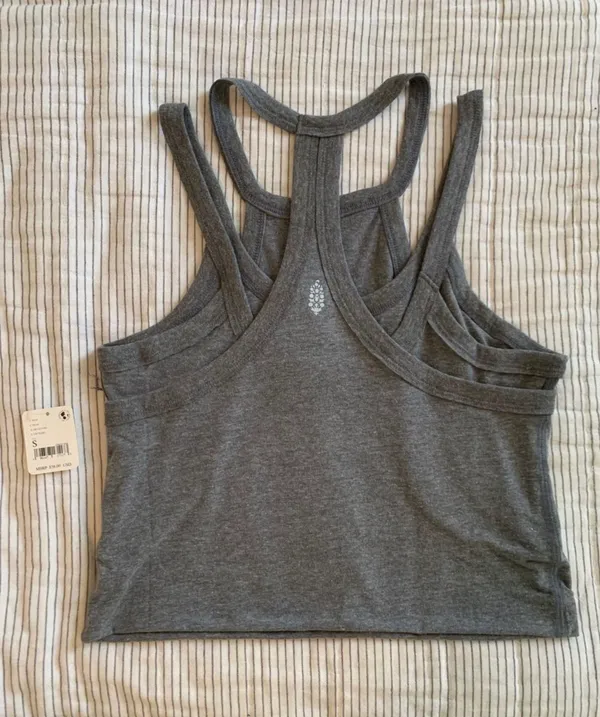 Free People Movement Grey Tank - Image 2