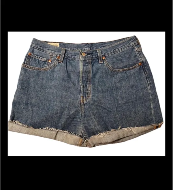 Levi’s 501 High Rise Med Wash 31 Festival Boho Grunge Punk Y2K Cowgirl Country - Image 2