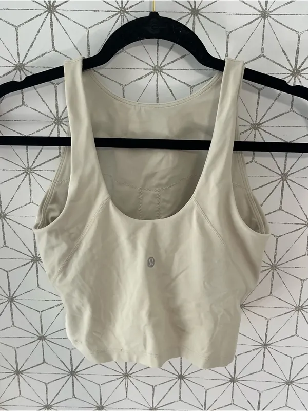 Lululemon Align High Neck Tank Cream - Image 5