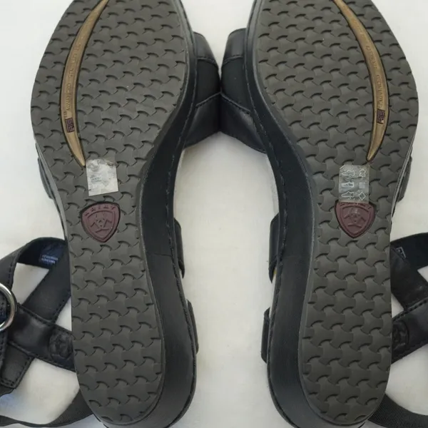 Ariat Black Leather Comfort Sandals Size 8B‎ - Image 11