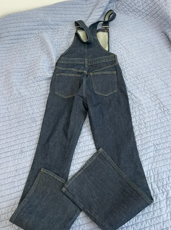Madewell Flea Market Flare denim overalls - Image 4