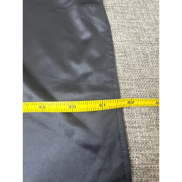 Black Off The Shoulder Ruched Maxi Dress High Slit Formal Gown Small - Image 10