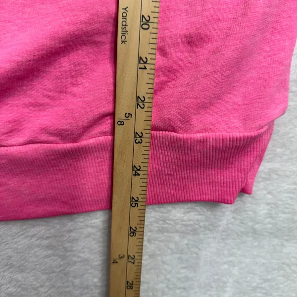 Torrid 00 US M Medium Callie Off Shoulder Sweatshirt Hot Pink Raglan Long Sleeve - Image 10