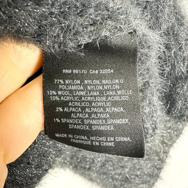 Anthropologie Sleeping On Snow Simone Open Front Cardigan Size XL Wool Alpaca - Image 4