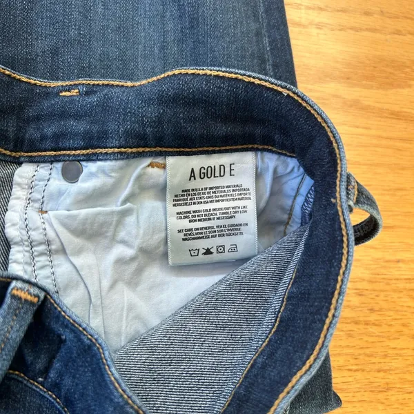 AGOLDE Sophie Crop Jeans Womens 29 High Rise Skinny Starland Dark Wash‎ Stretch - Image 5