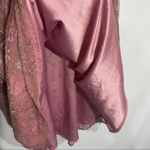Lovers + Friends Rayna Mini Dress Metallic Rose‎ Large Coquette Romantic - Image 8