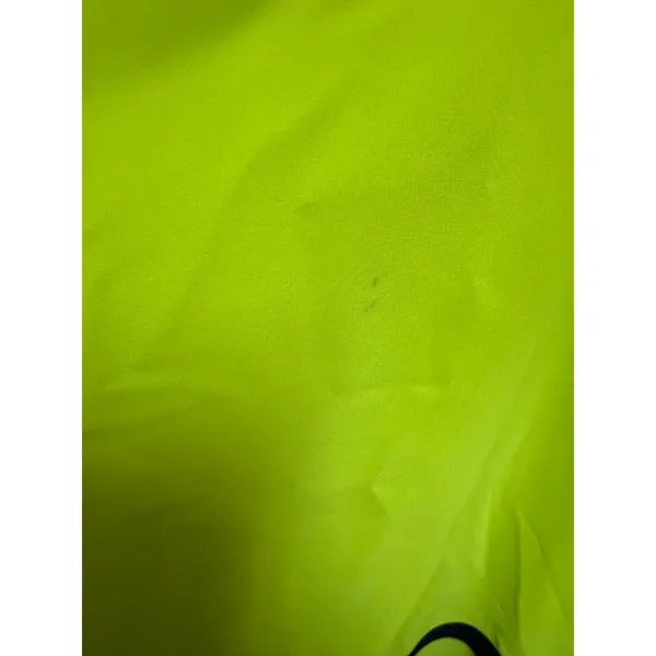 Double Zero Neon Yellow Open‎ Side Draped Tank Colorblock Festival Top S - Image 3