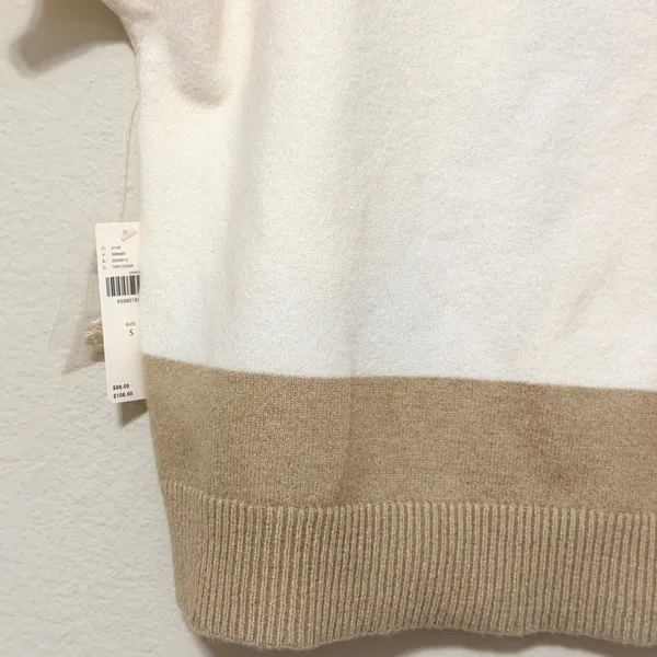 Daily Practice‎ Crew Neck Sweater Women Small Ivory Coastal Neutral- NWT - Image 7