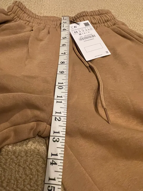 ZARA Long Sleeve Sweatsuit Set With Hoodie And Wide Legs Size XS - Image 9