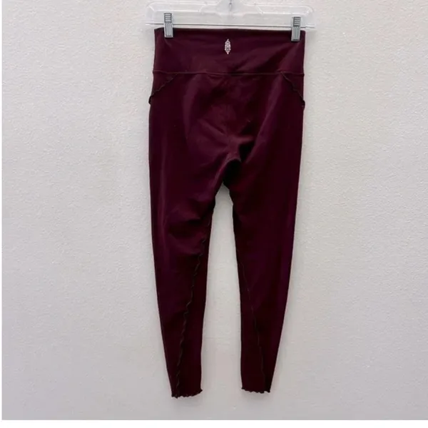 NWT Free People Maroon Movement Leggings‎ - Image 2