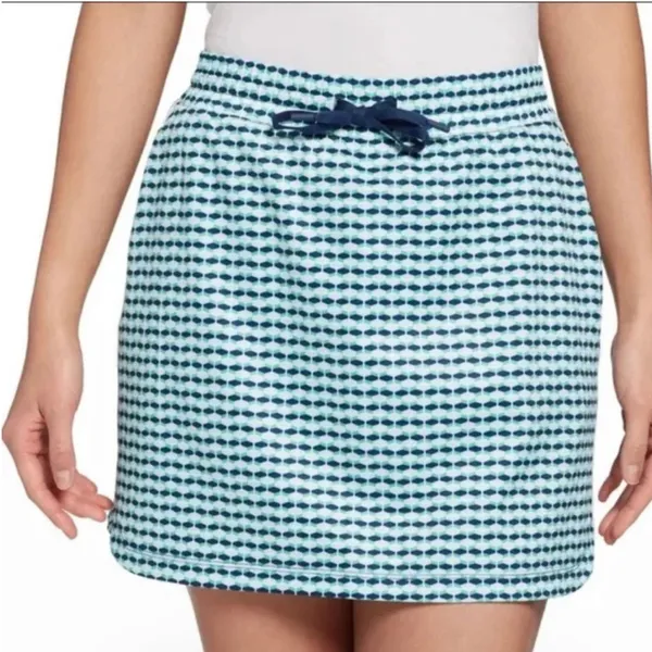 NWOT Lady Hagen Off to the Races Retro Geo‎ Active Skort Green Multi XL Golf - Image 2