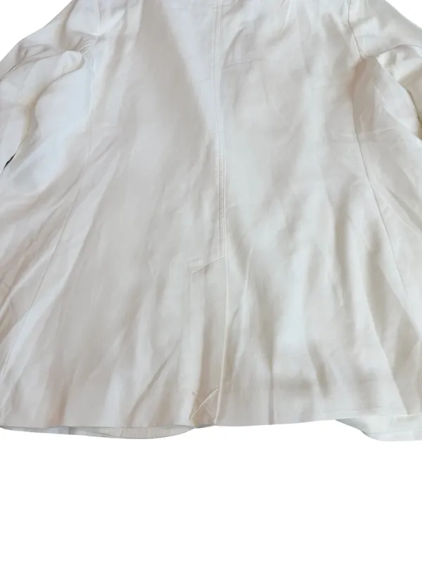 Tuckernuck Studio McGee White Linen Blend Blazer Pockets XX-Large Women's NWT - Image 12