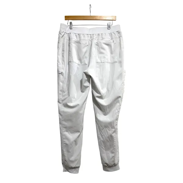 Fabletics White Performance Jogger Pants Womens‎ XL Drawstring Cargo GJ2253977 - Image 2