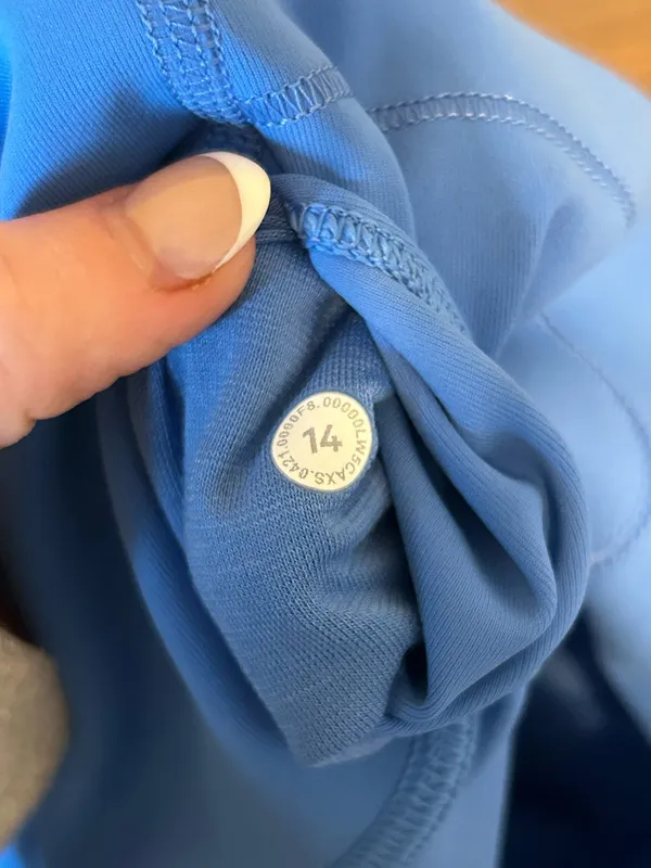 Lululemon Align HR Crop 24” Nulu Size 14 Blue Nile BNIL NWOT - Image 4