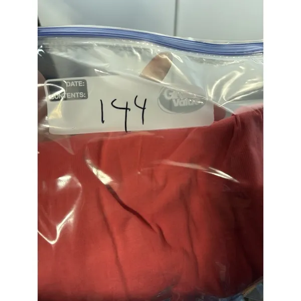 J Crew Coral Square Neck Short Sleeve Blouse Top Basic Casual Everyday M‎ - Image 9