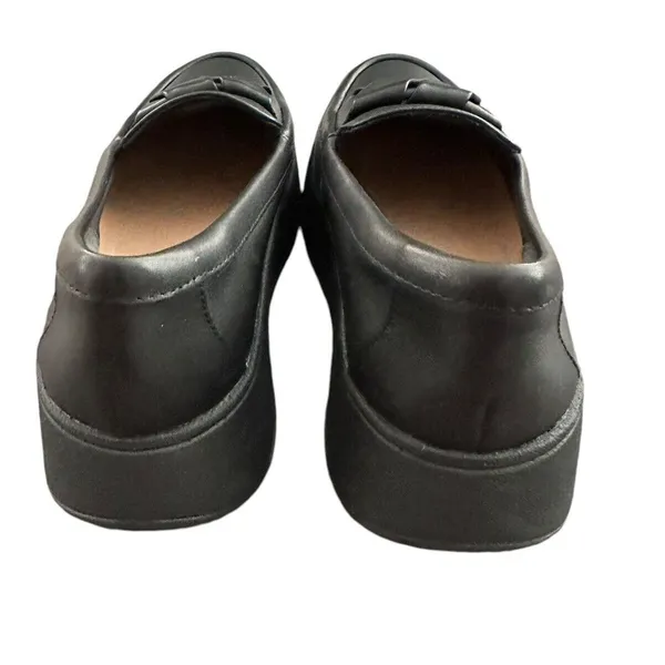 Fitflop Womens F-Mode Leather Flatform Slip On Loafers Shoes Size 7 - Image 5