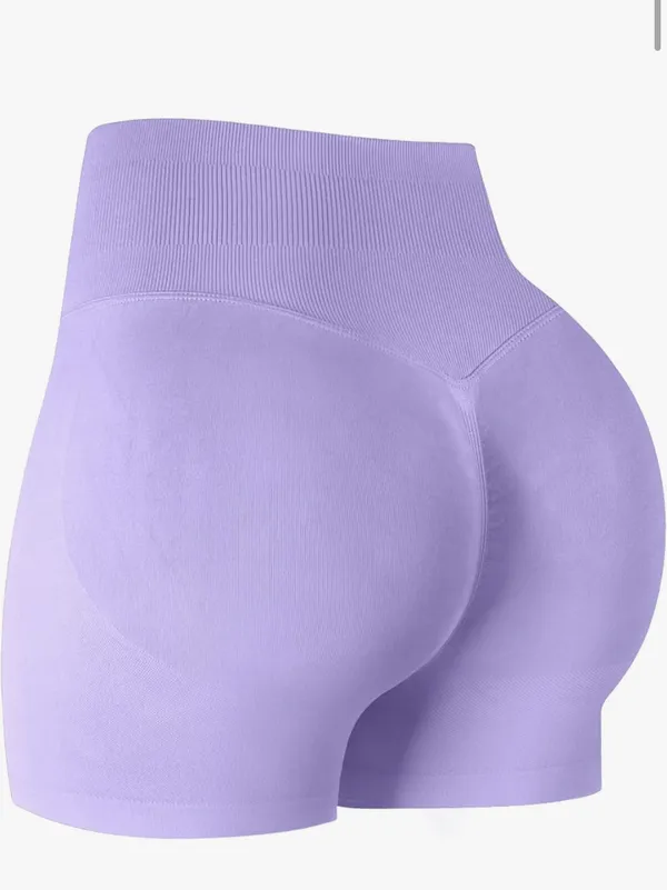 NWOT Light Purple Booty Lifting shorts fit like size XS - Image 2
