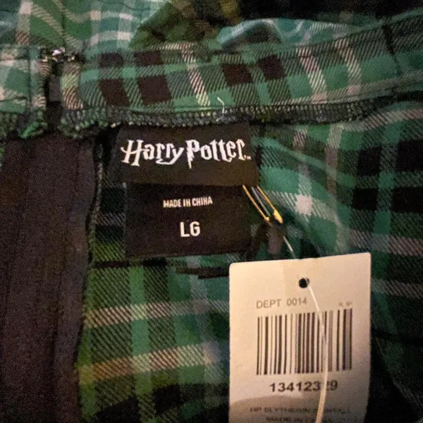 Harry Potter Slytherin Plaid Skirtall - Image 6
