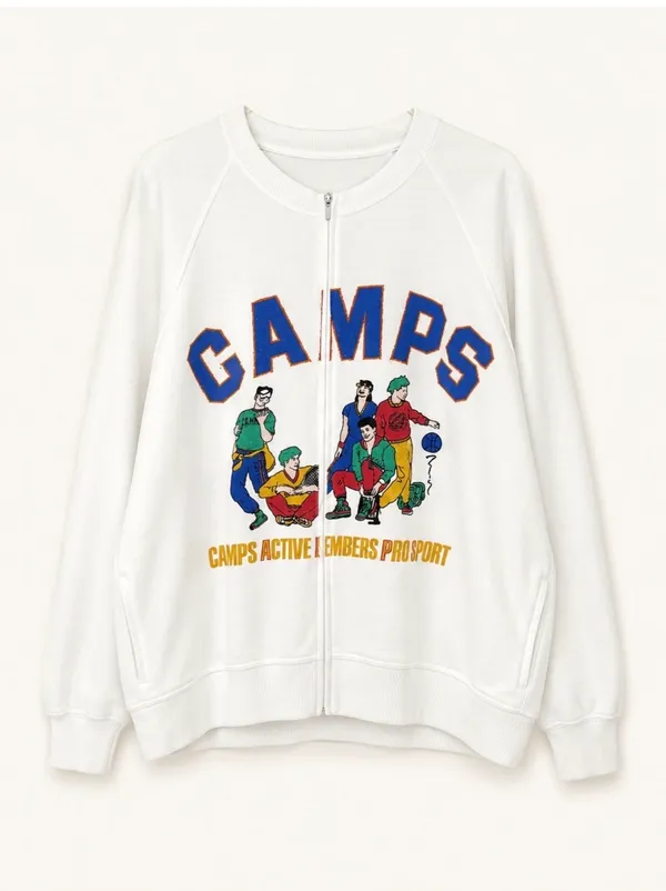 Vintage “Camps” Sweater from Dublin Multiple Size M - Image 6