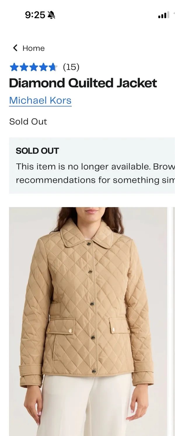 Michael Kors Quilted Jacket - Image 2