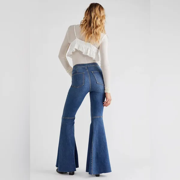 Free People We The Free Just Float On Flare Jeans Size 29 - Image 3