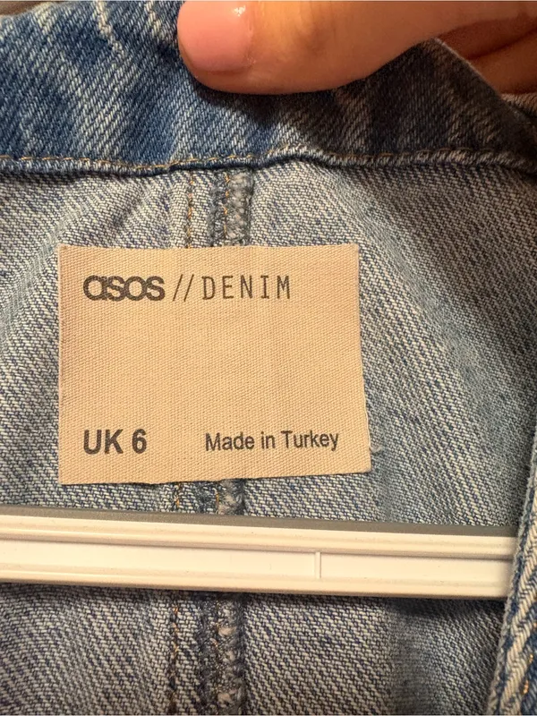 ASOS Sleeveless Denim Maxi Dress - Blue - Image 3