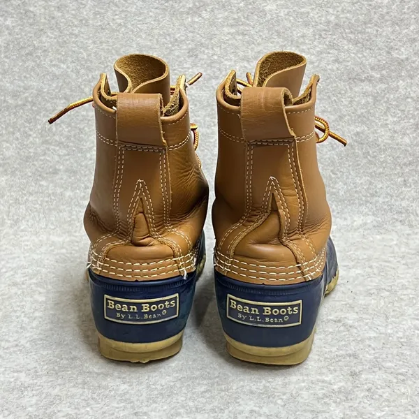Vintage 90's LL Bean 6" Bean Boots Womens 8M Leather Duck Boots‎ Made in ME EUC - Image 2