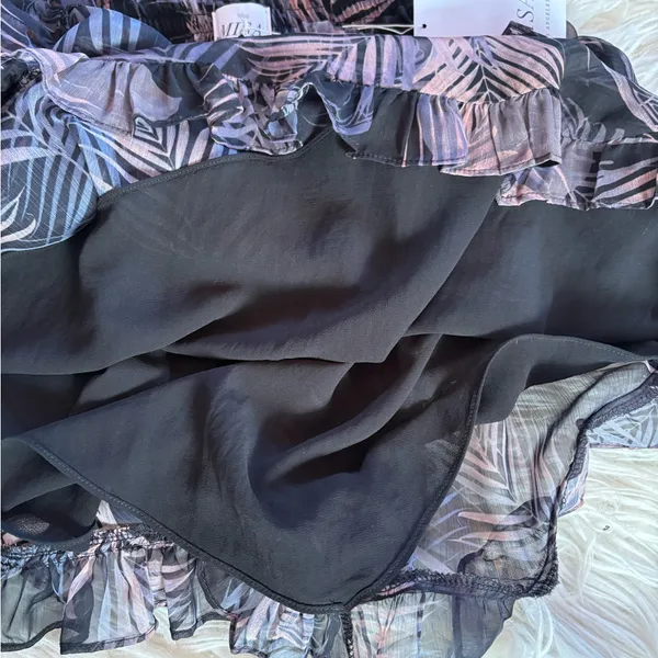 NWT MISA Los Angeles Palma Set San Miguel Palm Ruffle Skirt & Top Medium Revolve - Image 2
