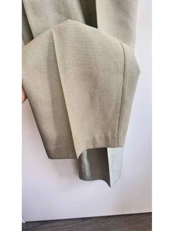 Petite Sophisticate Linen Blend Wide Leg Overalls Jumpsuit Size 14 USA - Image 6