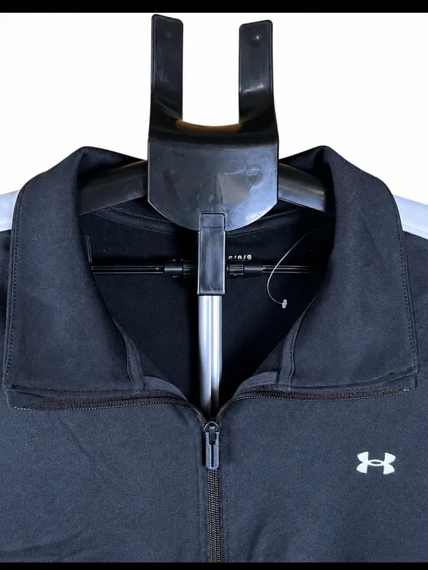 Under Armour Women’s Track Jacket Black & White Large - NWOT - Image 3