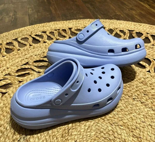 Crocs Mega Crush Platform Classic Clogs Purple Violet Womens 10 Men’s 8 Comfort - Image 5