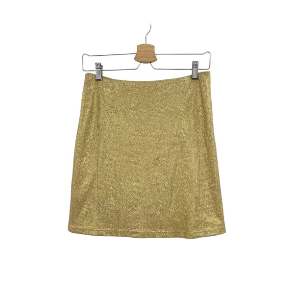 Babyboo Fashion Patrice Skirt Mini Gold Glitter Size‎ Large - Image 3