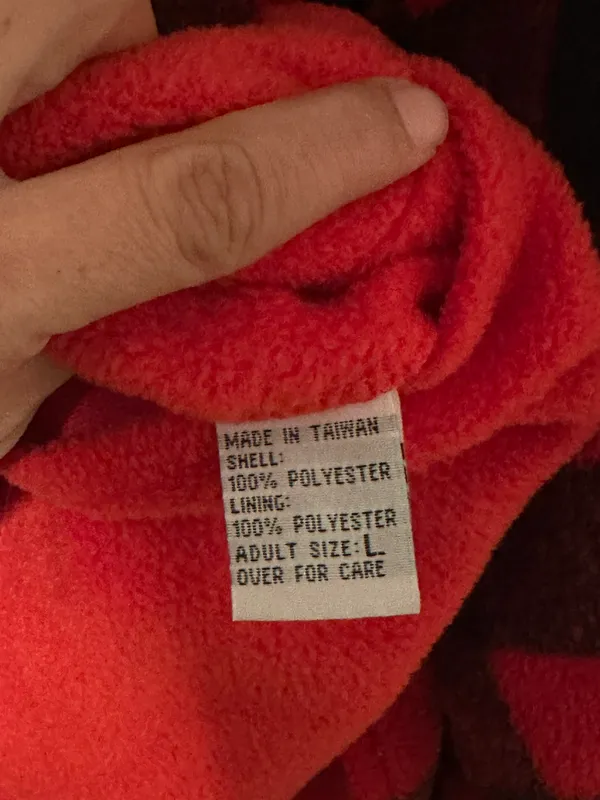 Vintage Unlimited Fleece 1/2 Zip Reversible Sweater Size L - Image 8