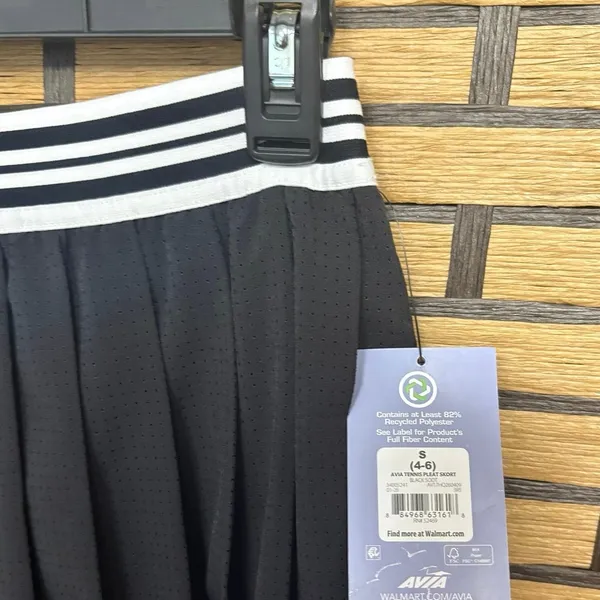 Avia‎ Black Pleated Tennis Skort Size Small - Image 4