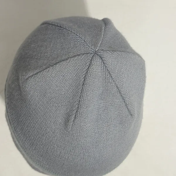 The North Face 100% Wool Blue Stripe Ski Hike Outdoor Warm Beanie Hat‎ Toboggan - Image 10
