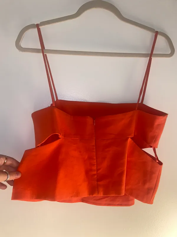 Zara Cut Out Tank Top - Image 3