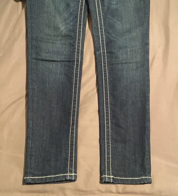 Miss Me Bling Pocket Dark Denim Skinny Jeans - Image 4